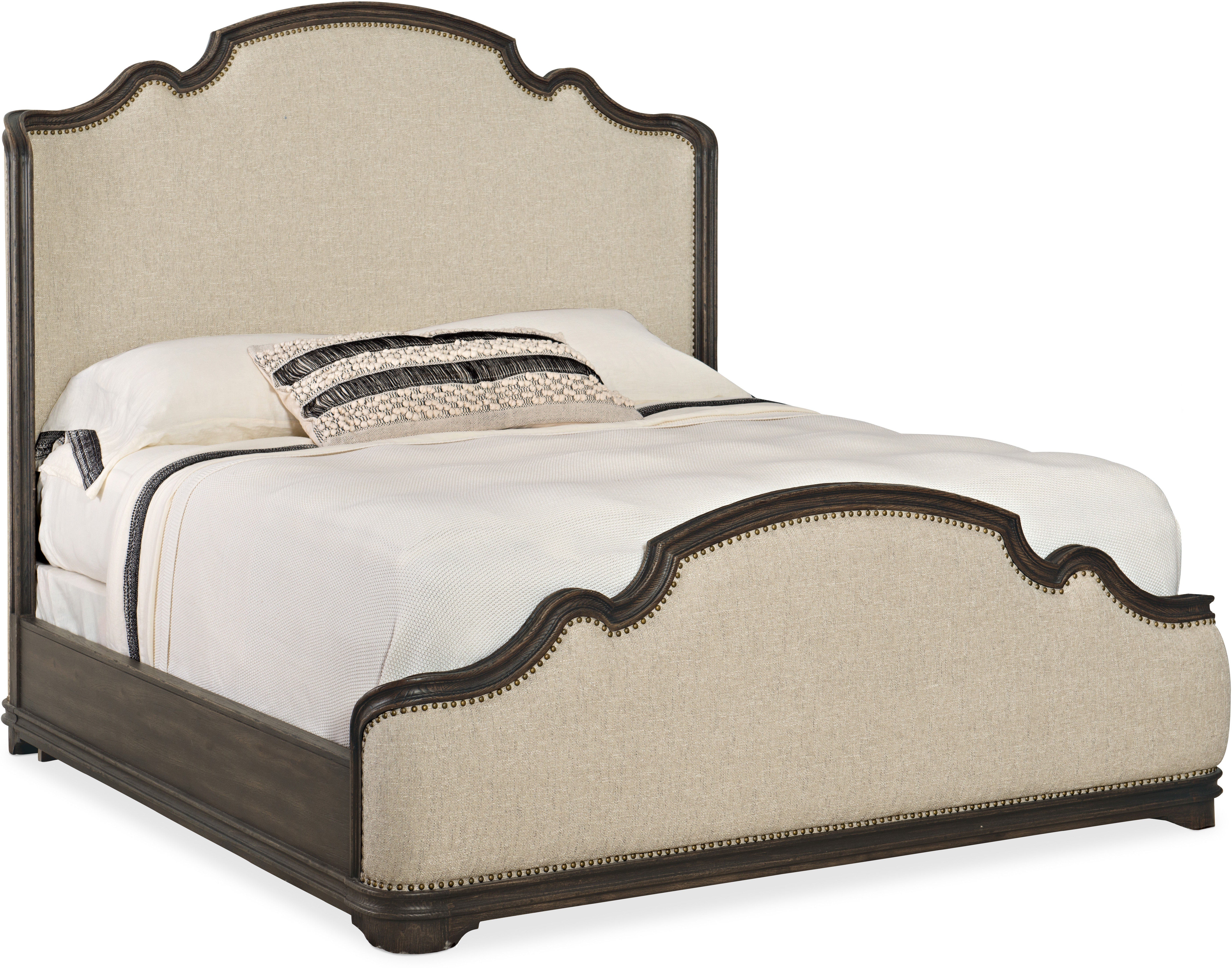 Hooker Furniture Bedroom La Grange Fayette Queen Upholstered Bed