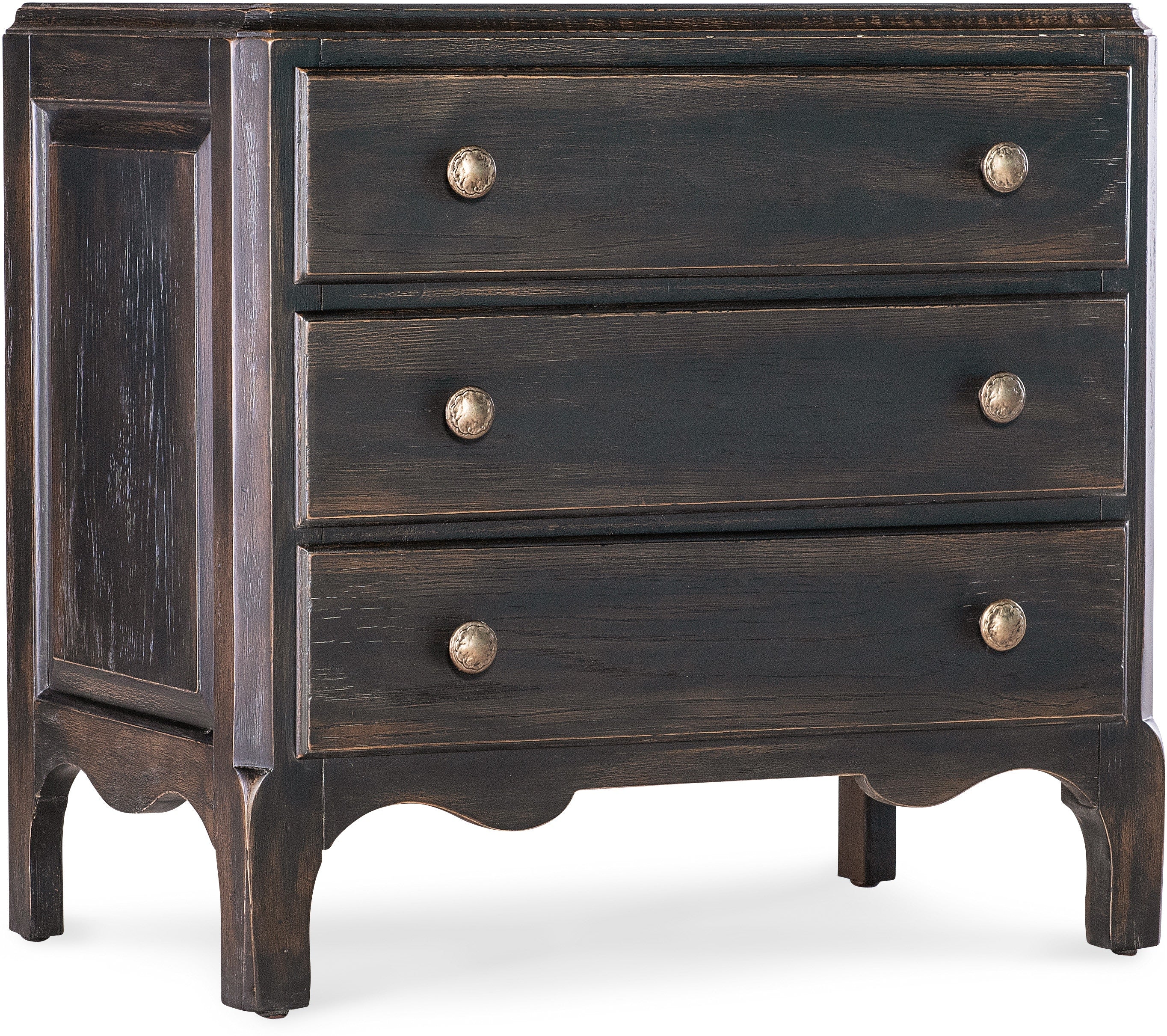 Hooker Furniture Americana Three Drawer Nightstand