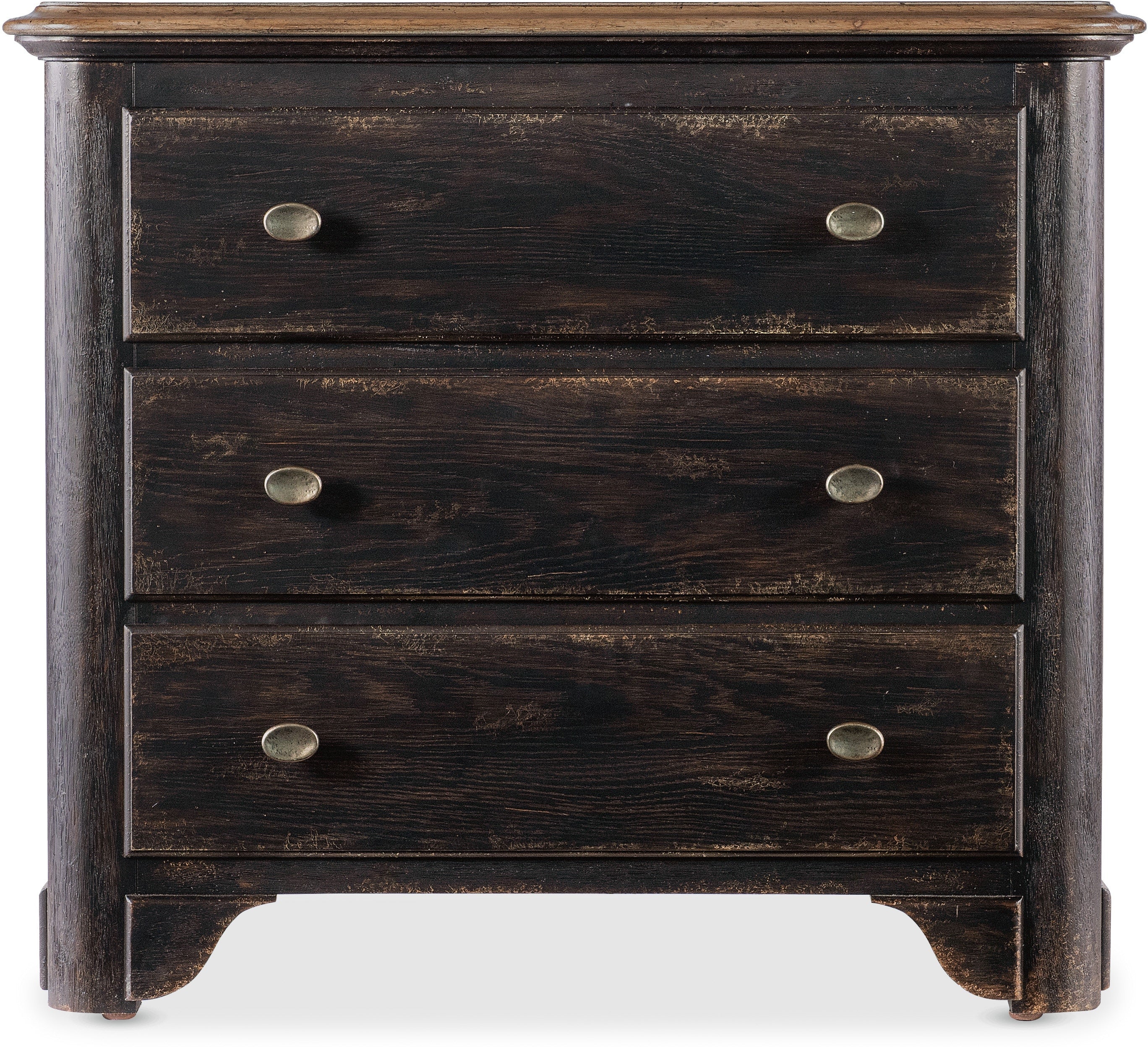 Hooker Furniture Americana Three Drawer Nightstand