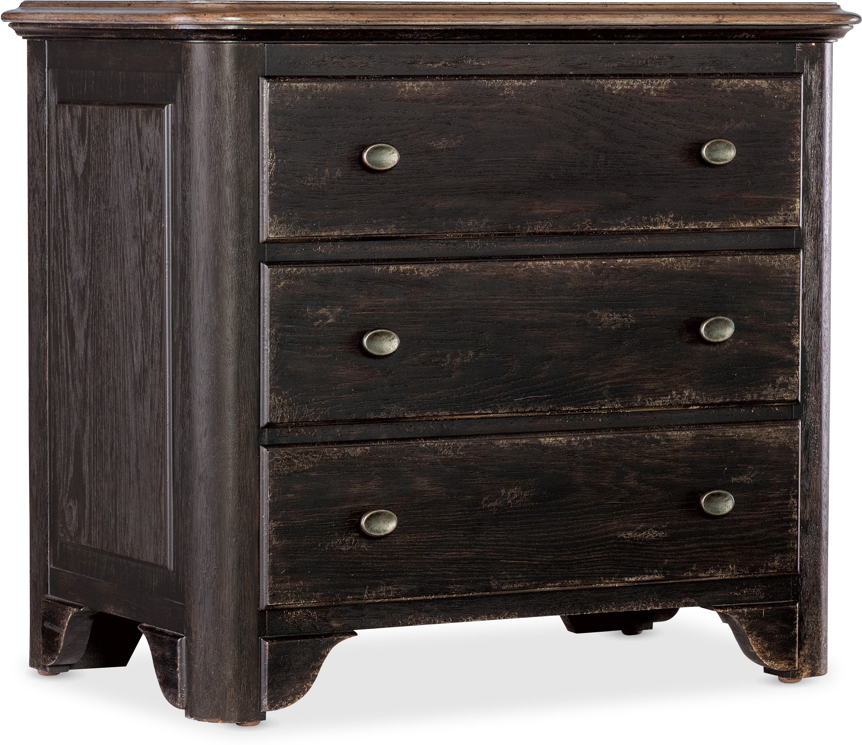 Hooker Furniture Americana Three Drawer Nightstand