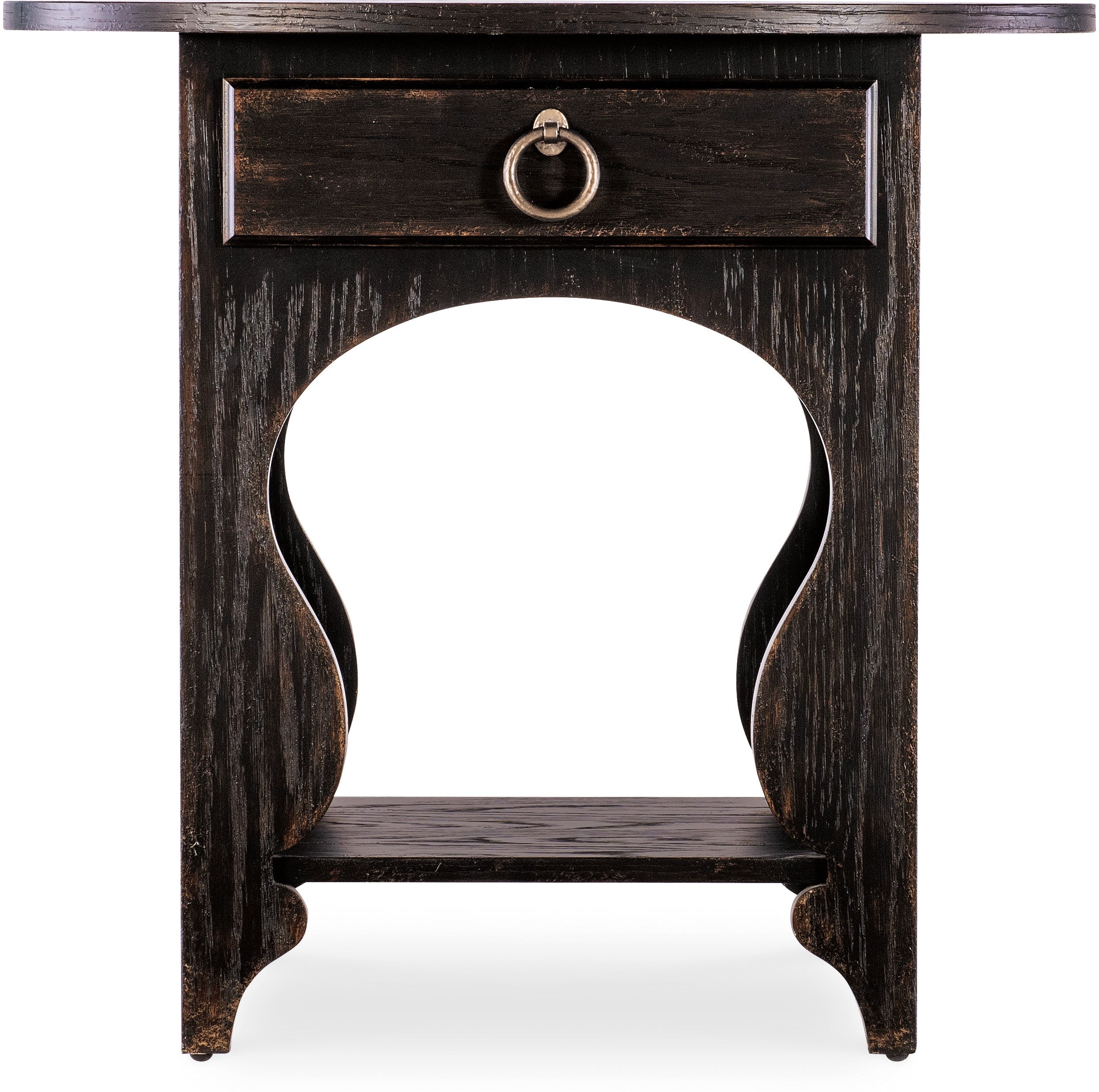 Hooker Furniture Americana One Drawer Oval Nightstand