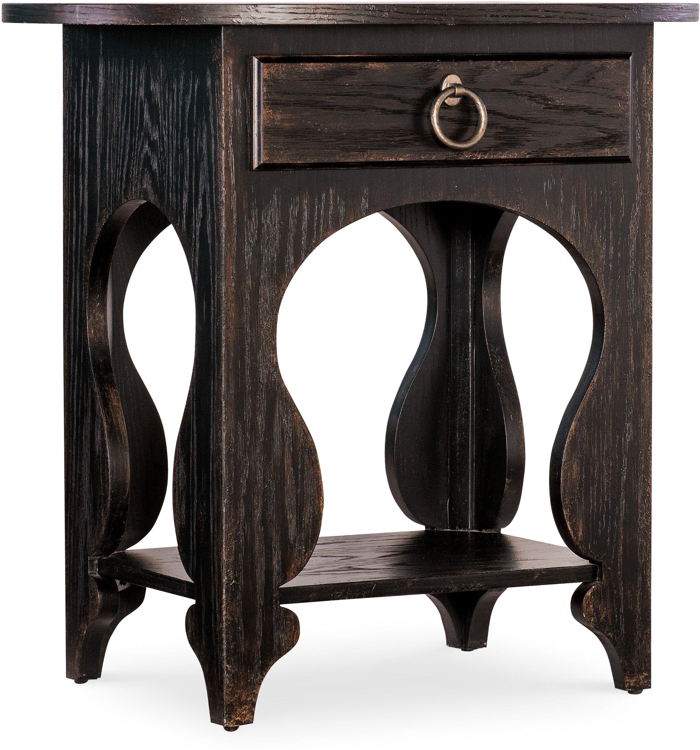 Hooker Furniture Americana One Drawer Oval Nightstand