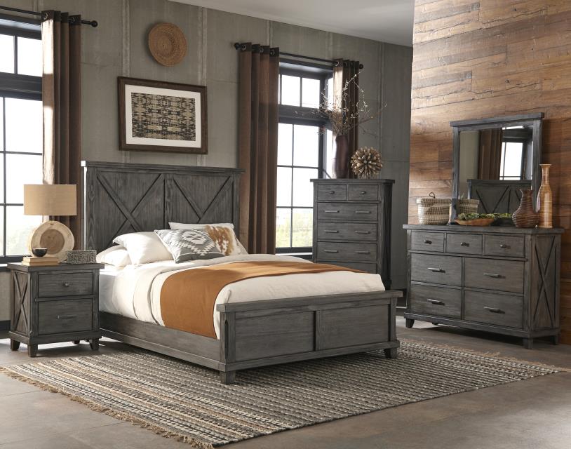 Hacienda Gray  Headboard