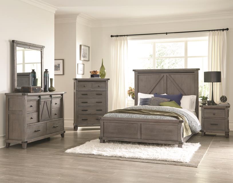 Barndoor Gray Footboard