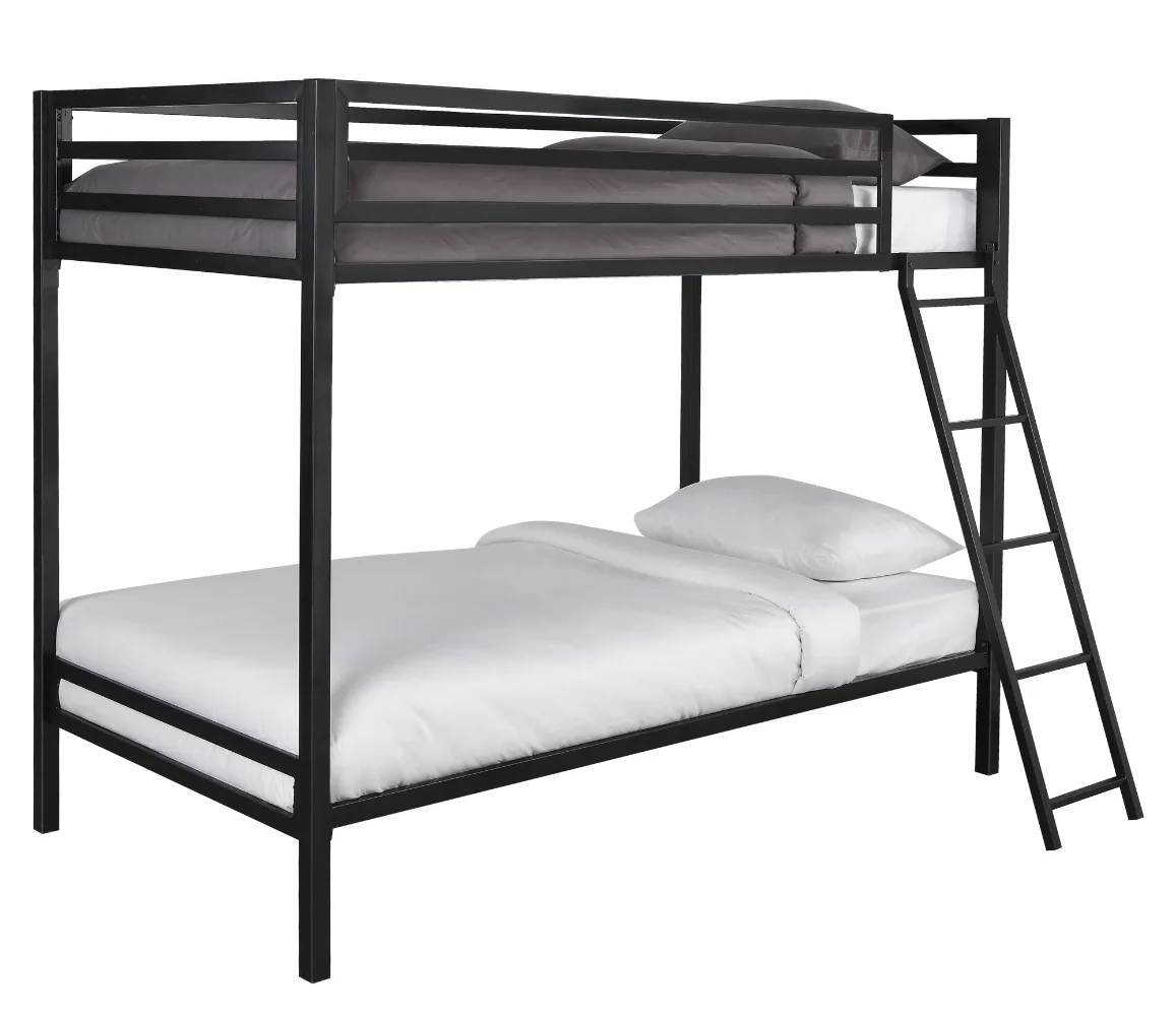 Black Bunkbed Rails & Ladder