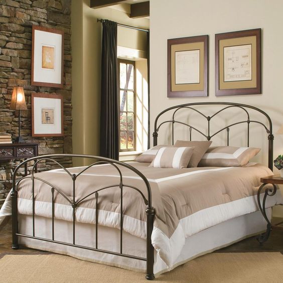 Metal Bed Queen Headboard