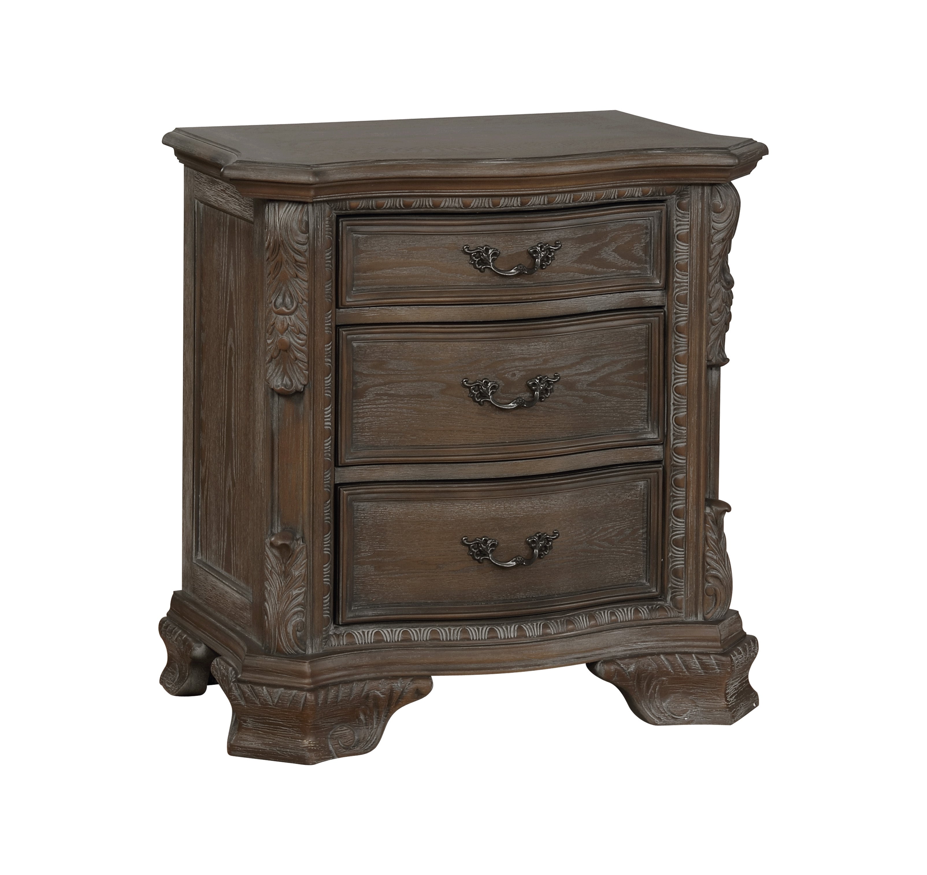 Ballard Park Gray Nightstand