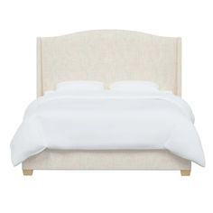 880-63 King Linen Headboard