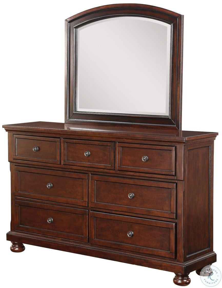 Avalon Furniture Sophia Mirror in Rich Cherry B961NN-M