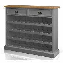 Grey Wine Rack