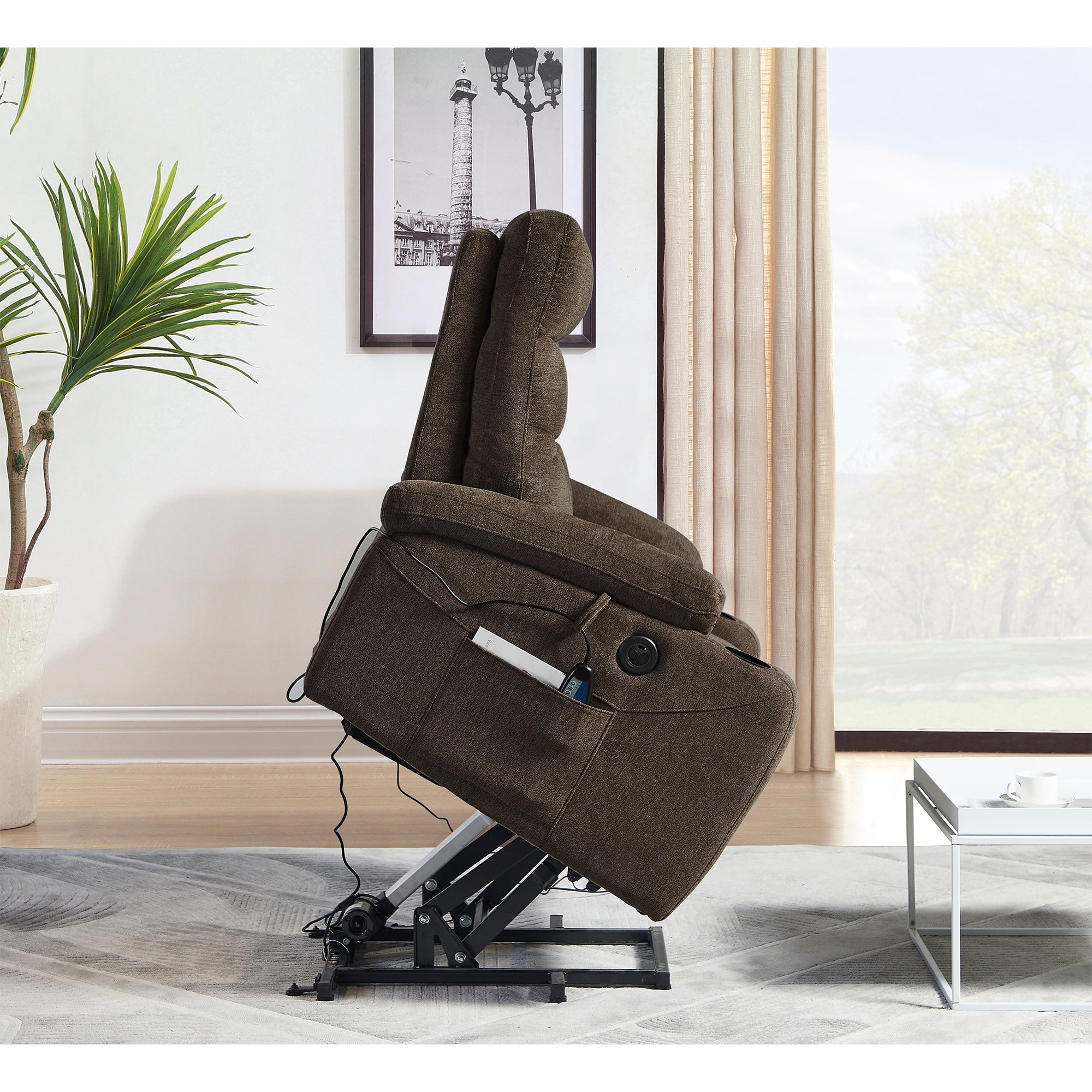 Liyasi Electric Power Recliner Relax Sofa Chair By: Alabama Beds