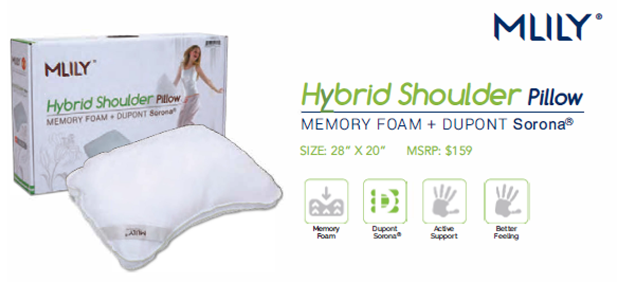 Memory Shoulder Pillow with Modern Designing By: Alabama Beds