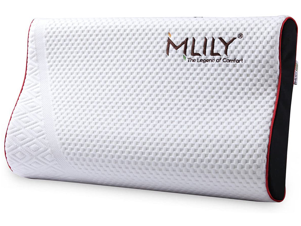 Get Restful Sleep with Contour Memory Foam Pillow for Neck Rest By: Alabama Beds