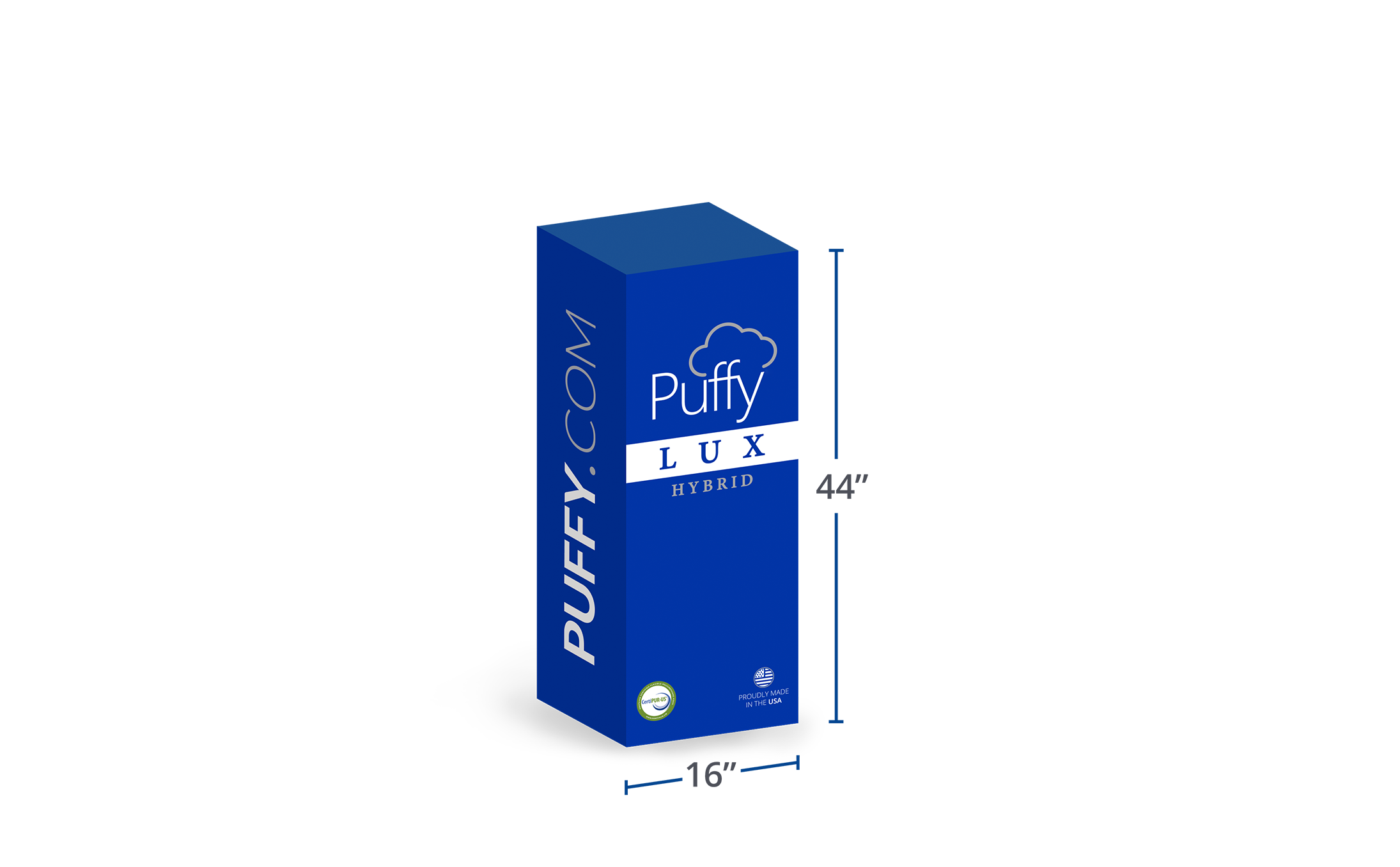 Comfortable Puffy Lux Mattress with Pressure Relief By: Alabama Beds