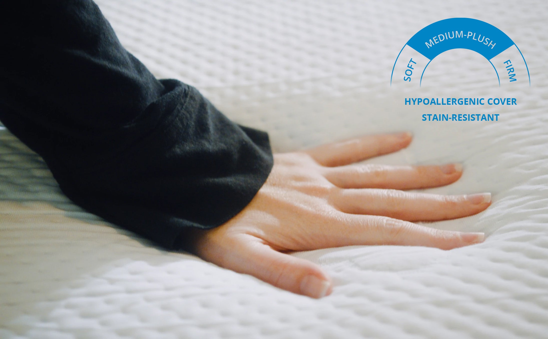 Comfortable Puffy Lux Mattress with Pressure Relief By: Alabama Beds