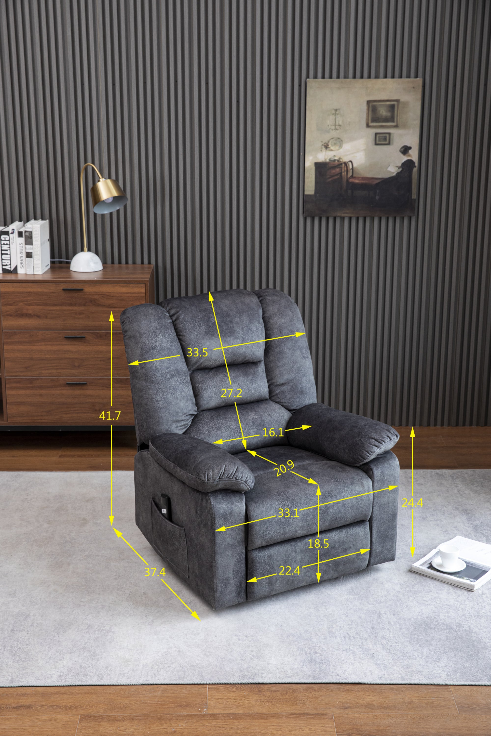 Remote Control Recliner Sofa Chair for Elderly Alabama Beds