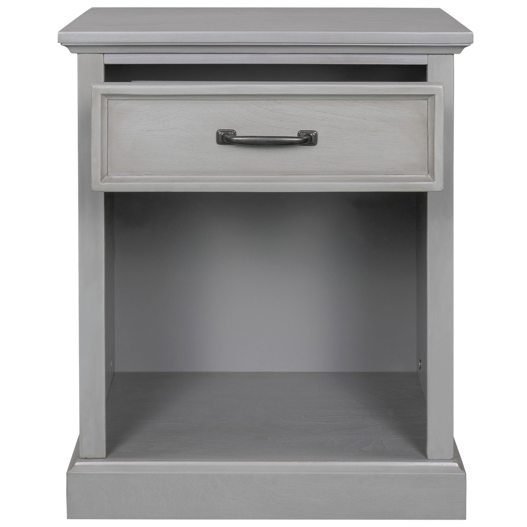 Modern Gray Nightstand for Bedroom Side Table By: Alabama Beds